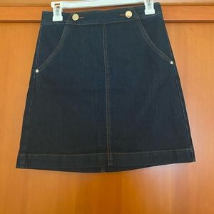 LOFT denim skirt
